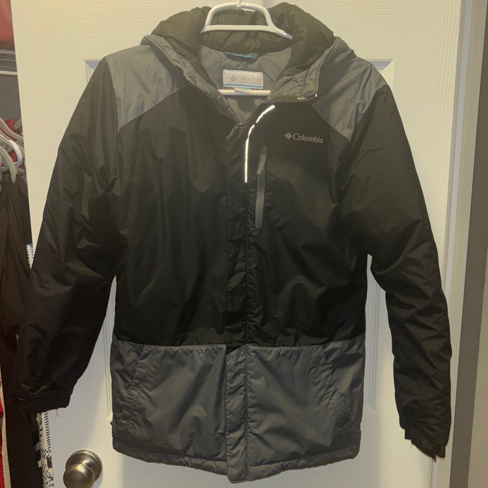 Columbia Black and Gray Kids Jacket